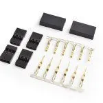 JR CONECTOR SET GOLD PLATED 2 PAIRS TORNADO RC
