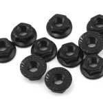 Yeah Racing 4mm Aluminum Serrated Lock Nut (10) ...
