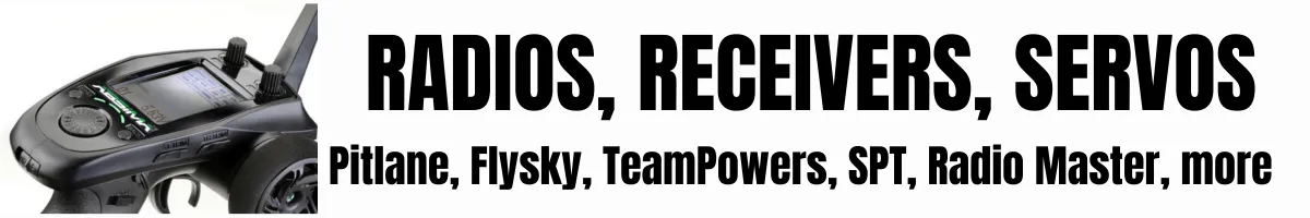 RADIOS, RECEIVERS & SERVOS