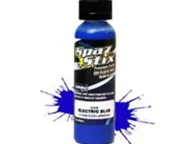 SPAZSTIX FLURO ELECTRIC BLUE AIRBRUSH 2OZ - Image 1