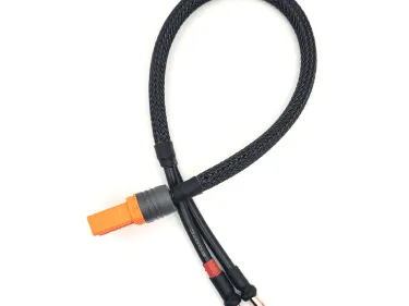 iCharger DUO 458 Charger Extension Cable IC5 to 4mm (w/male plug) - Image 1