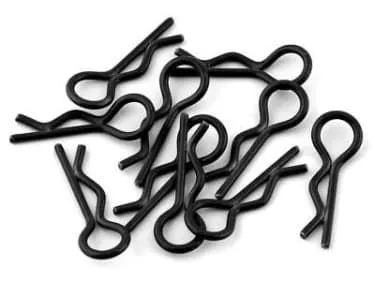 Yeah Racing 1/10 1/8 Laser Black Body Pins 10Pcs - Image 1