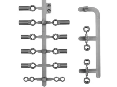 RC10TC8 Ball Cups Arm Ball Inserts And Anti-Roll Bar Links