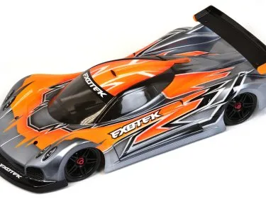 Pzero R 1/10 USGT RACE BODY clear lexan w/ wing - Image 3