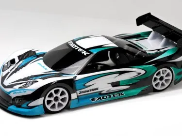 TYPE A 1/10 USGT RACE BODY CLEAR LEXAN W/ WING - Image 3