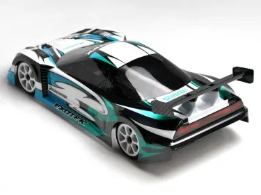 TYPE A 1/10 USGT RACE BODY CLEAR LEXAN W/ WING - Image 7