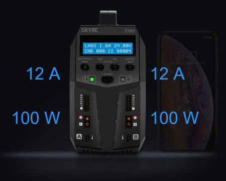SkyRC T200 CHARGER ACDC MULTI CHEMISTRY SKY RC