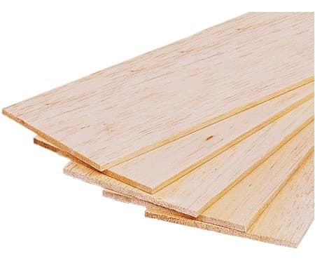 Balsa Sheet 6.5x100x915 (4 pct) PITLANE HOBBIES