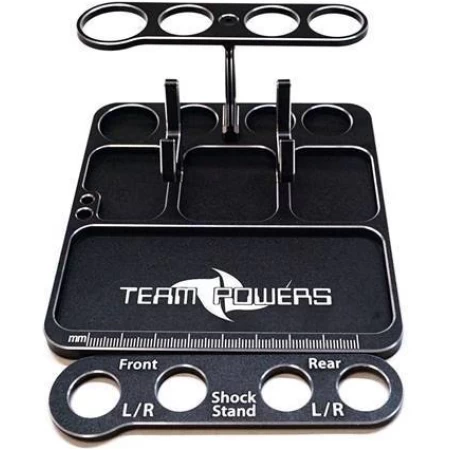 TEAM POWERS Alloy Parts Tray & Phone Holder TEAM POWERS Alloy Parts Tray & Phone Holder