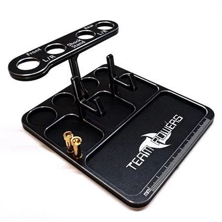 TEAM POWERS Alloy Parts Tray & Phone Holder