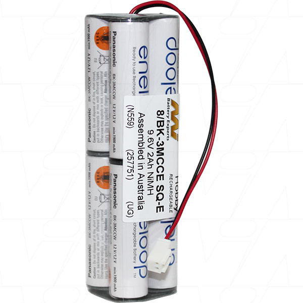 TRANSMITTER BATTERY 9.6V WITH CE-EEXT CONNECTOR