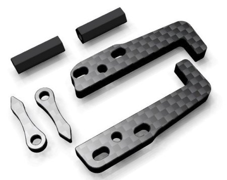 MTS R3 / T3M BATTERY HOOKS SET W/NEW LOCKS PITLANE HOBBIES