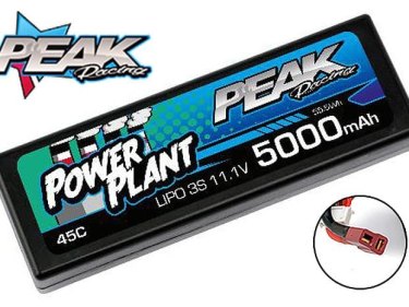 PEAK RACING 5000MAH 11.1V 3S HARD CASE LIPO