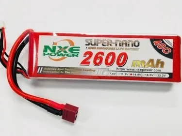 NXE 14.8V 2600MAH 40C SOFT W/DEAN