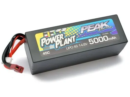PEAK RACING LiPo 5000 14.8V 45C DEANS PEAK RACING