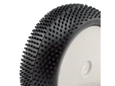HT-427 - FRONT OFF ROAD TYRES ON WHITE RIMS