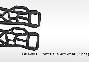 8381-801 - LOWER REAR SUSPENSION ARMS (2)