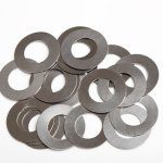 3X5X1MM BLACK ALLOY WASHER SPACER (10)