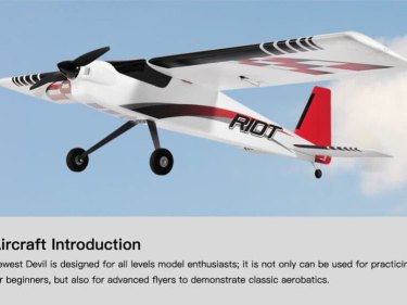 Dancing Wings, Top RC Riot RC Plane PNP - Image 3