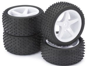 1/10TH TRUGGY RIMS & TYRES