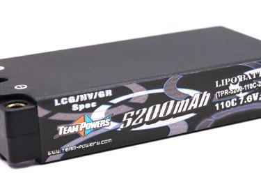 TEAM POWERS 7.6V 5200 110C SHORTY 94MM 20MM Height