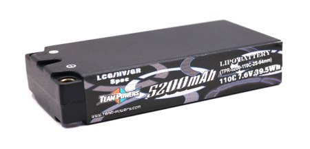 TEAM POWERS 7.6V 5200 110C SHORTY TEAM POWERS