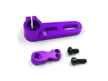 25T Aluminium 7075 Adjustable Servo Horn 15.5mm to 20mm (0.5mm step) - Image 3
