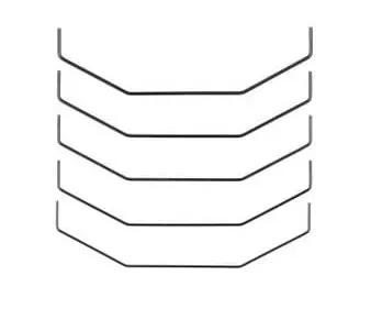 RC10TC8 ANTI-ROLL BAR SET, 1.0 - 1.4mm