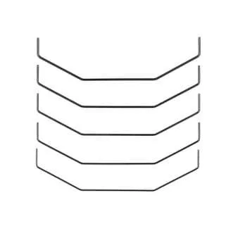 RC10TC8 ANTI-ROLL BAR SET, 1.0 - 1.4mm TEAM ASSOCIATED