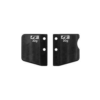 RC10TC8 FT STEEL FRONT AND REAR SHORT BATTERY WEIGHT SET, 60G TEAM ASSOCIATED