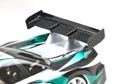 TYPE A 1/10 USGT RACE BODY CLEAR LEXAN W/ WING