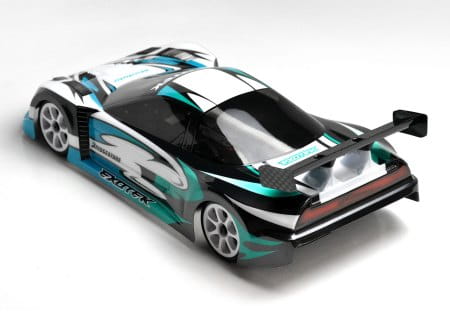 TYPE A 1/10 USGT RACE BODY CLEAR LEXAN W/ WING