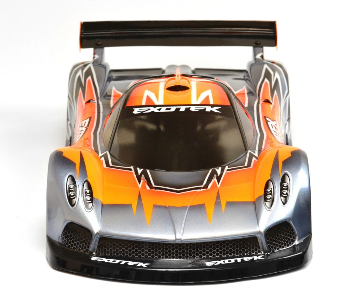 1/10 Exotek Racing　Pzero R ボディ EXOTEK Pzero R 1/10 USGT RACE BODY Clear Lexan W/wing