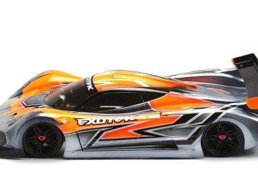 Pzero R 1/10 USGT RACE BODY clear lexan w/ wing EXOTEK Pzero R 1/10 USGT RACE BODY clear lexan w/ wing