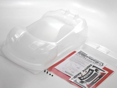 TYPE A 1/10 USGT RACE BODY CLEAR LEXAN W/ WING