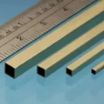 ALBION ALLOY SQUARE BRASS TUBE 1.6MM X 0.353MM (3) ALBION ALLOYS