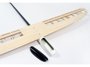 2025 New FG08 1500m Glider Falcon Balsa Fibre Glass Kit RC Aircraft DW Hobby Radio Control Model - Image 5