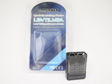 GT-Lipo Low voltage alarm & tester 2-8 Cell
