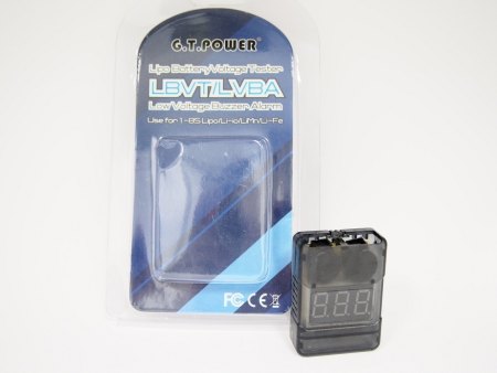 GT-Lipo Low voltage alarm & tester 2-8 Cell