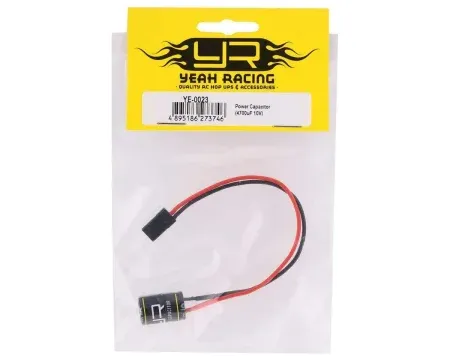 Yeah Racing Black Glitch Buster Receiver Capacitor 1