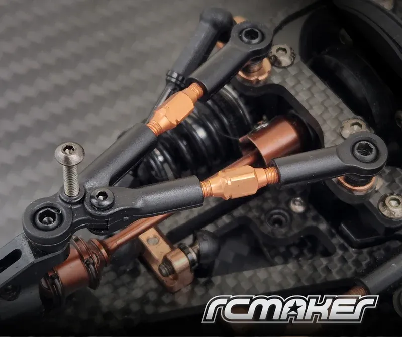 10021 – 4.8mm Turnbuckle Upper Arm Set (Bronze Aluminium)