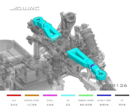 SNRC FRONT UPPER SUSPENSION ARM SNRC