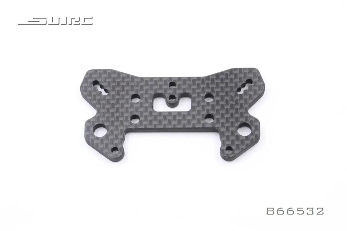 SNRC S86EGT V2 FRONT SHOCK TOWER 4mm CARBON FIBRE