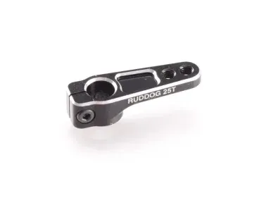 RUDDOG Aluminium Servo Horn 25T Black