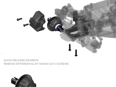 DK7 SHAFT‑DRIVEN ELECTRIC 4WD RALLY CAR CHASSIS - Image 12