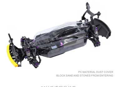 DK7 SHAFT‑DRIVEN ELECTRIC 4WD RALLY CAR CHASSIS - Image 9